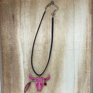 Southern Fried Chics necklace in pink